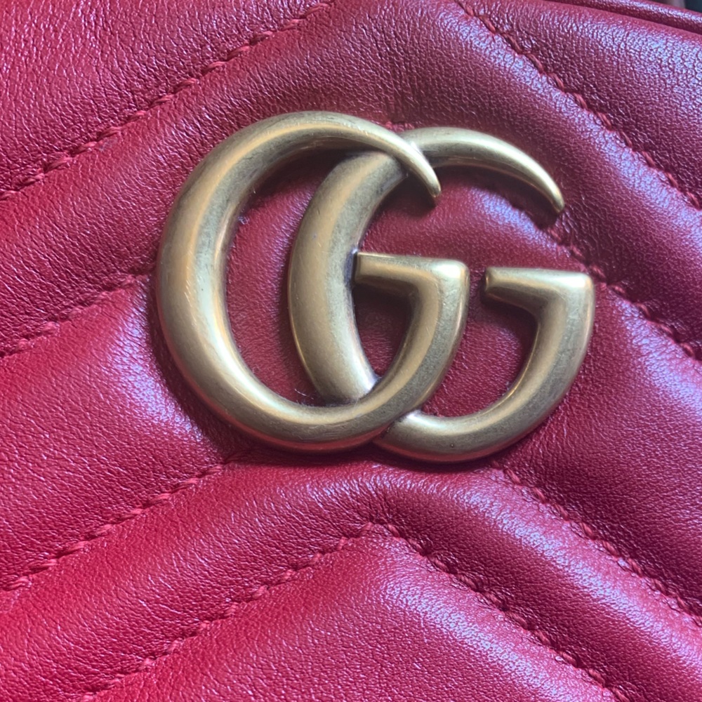 ❤️✨GORGEOUS ✨❤️ GUCCI BUM WAIST LEATHER ZIPPER BAG - Picture 9 of 16